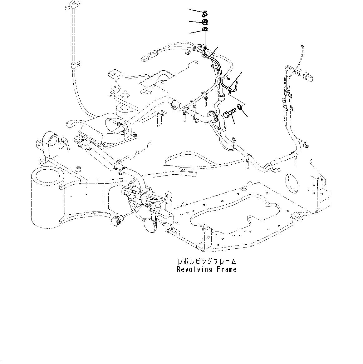 Excavators Komatsu / PC35MR-3 S/N 16595-UP(0000460c) / Engine Unit, Wiring Harness (#16595-19178)(B006006 : B9999-003005)