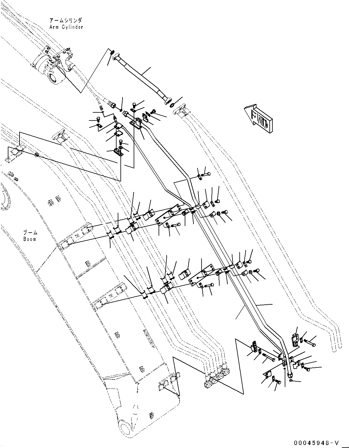 Excavators Komatsu / PC220-8 S/N 85001-UP(0000463c) / Boom, Arm Lock Valve Piping (#85001-)(T009006 : T1110-012006)