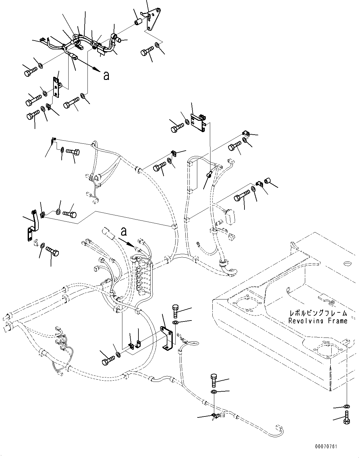 Excavators Komatsu / PC220LC-8 S/N 85001-UP(0000464c) / Electric Wiring Harness, Main Wiring Harness (3/3) (#85001-)(E006004 : E0200-006004)