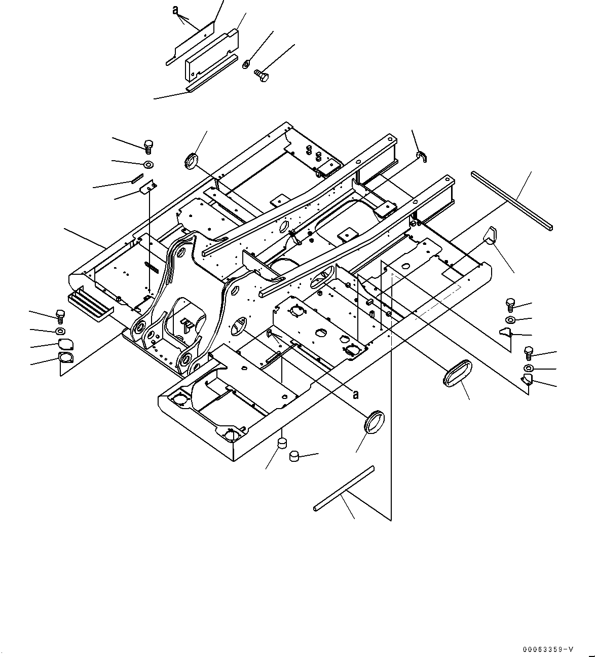 Excavators Komatsu / PC220LC-8 S/N 85001-UP(0000464c) / Revolving Frame (#85001-)(J003001 : J1110-008001)