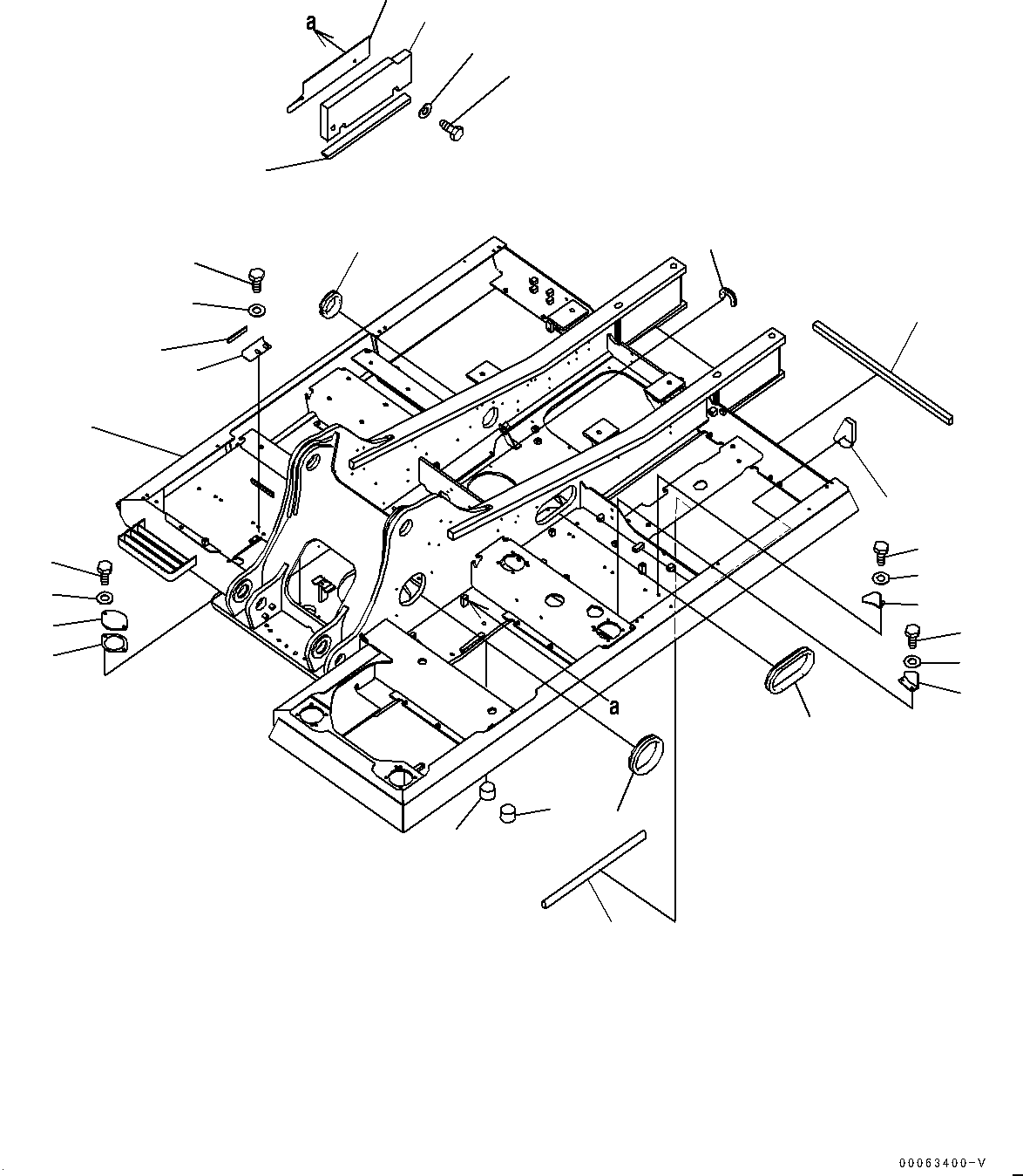Excavators Komatsu / PC220LC-8 S/N 85001-UP(0000464c) / Revolving Frame (#85001-)(J004001 : J1110-010001)