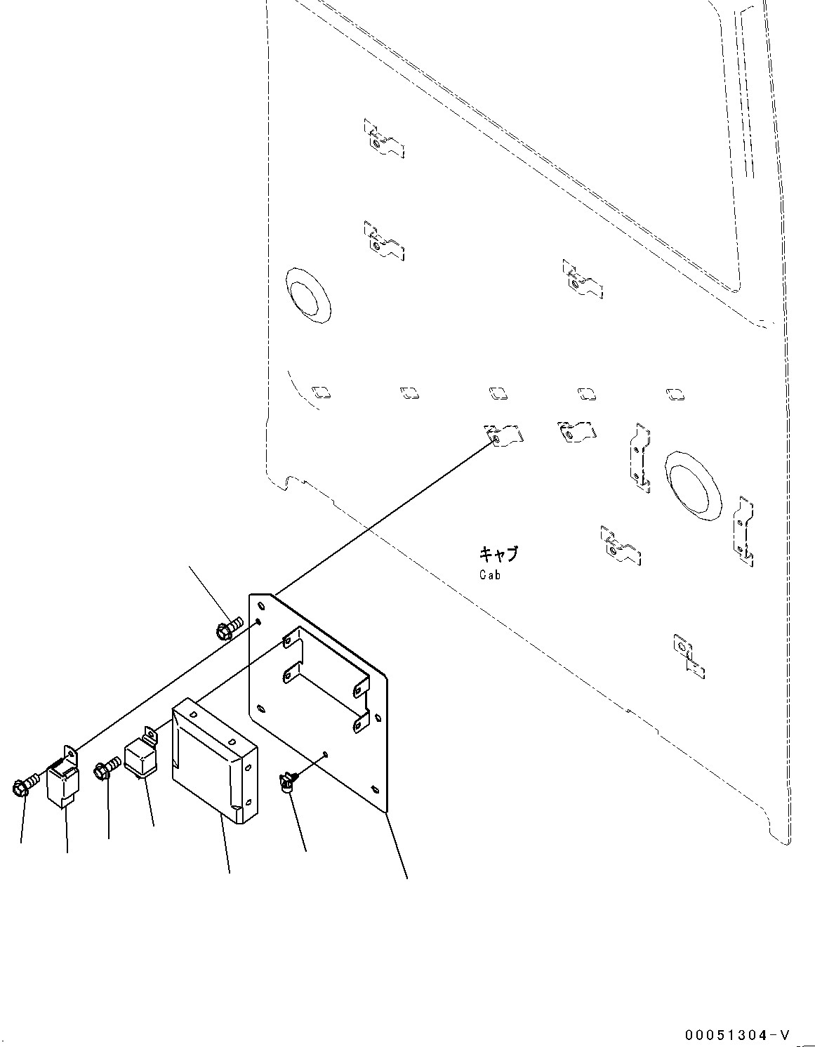 Excavators Komatsu / PC220LC-8 S/N 85001-UP(0000464c) / Cab, Cab In Parts, Air Conditioner and KOMTRAX Controller (#85001-)(K036027 : K1110-130021)