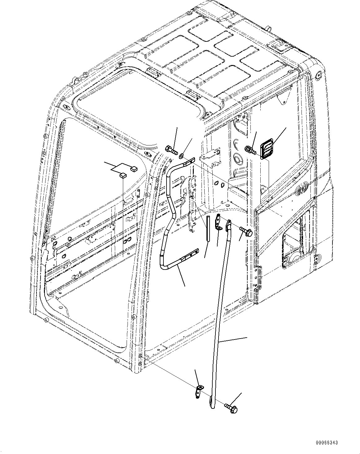 Excavators Komatsu / PC220LC-8 S/N 85001-UP(0000464c) / Cab, Pressure Valve and Grip (#85124-)(K052018 : K1110-179012)