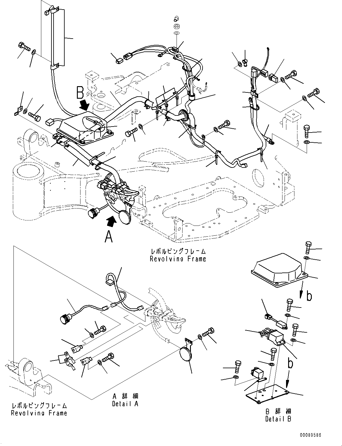 Excavators Komatsu / PC30MR-3 S/N 32725-UP (EU Spec.)(0000466c) / Electric Wiring Harness (#32725-33106)(E006001 : E0200-003001)
