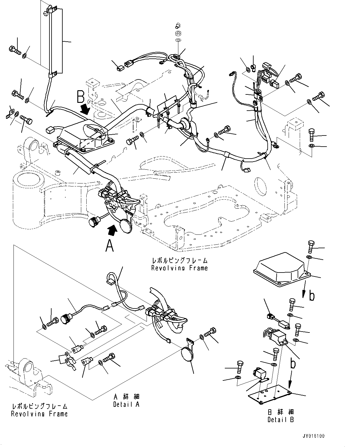 Excavators Komatsu / PC30MR-3 S/N 32725-UP (EU Spec.)(0000466c) / Electric Wiring Harness (#33107-33500)(E007001 : E0200-011001)