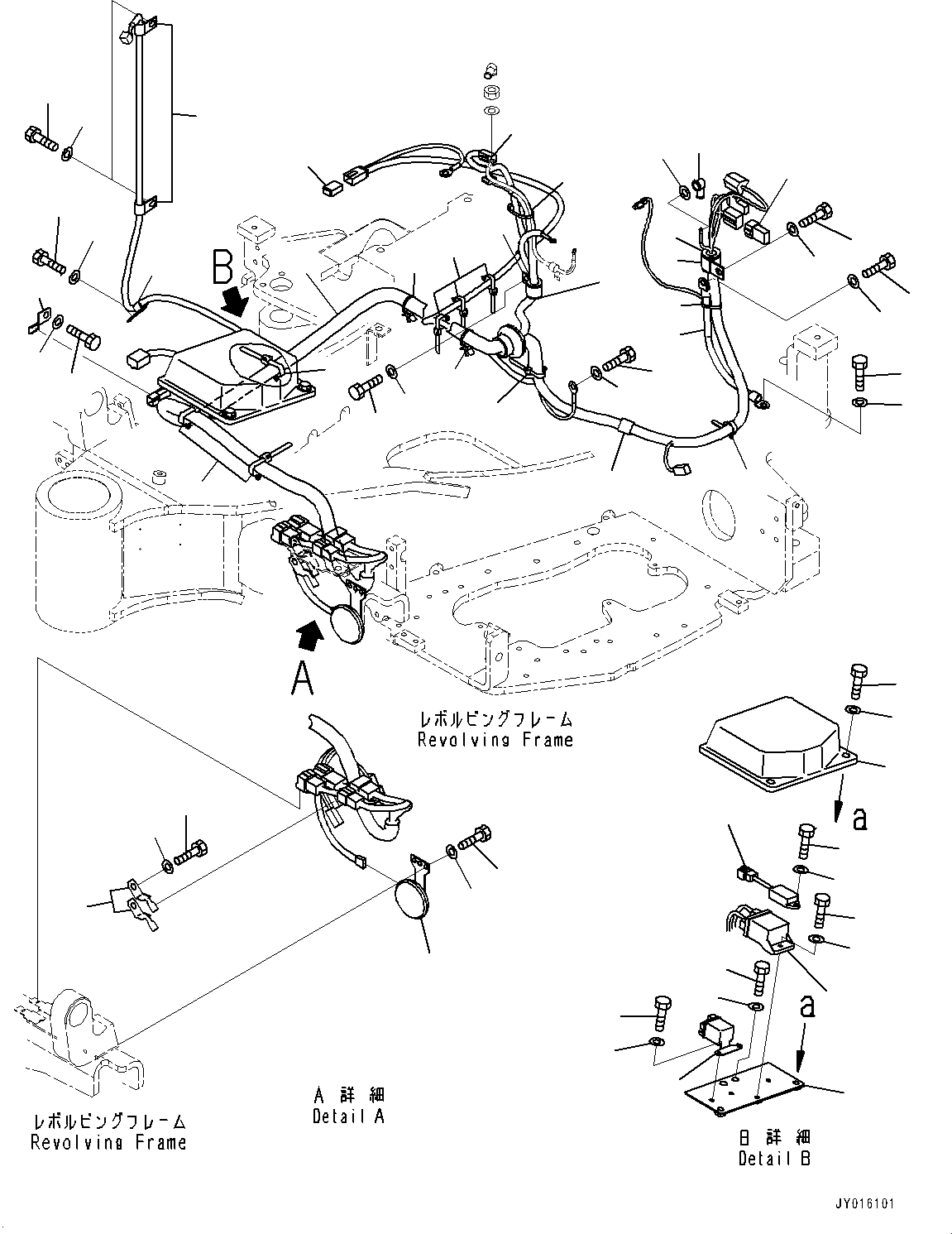 Excavators Komatsu / PC30MR-3 S/N 32725-UP (EU Spec.)(0000466c) / Electric Wiring Harness (#33501-)(E005001 : E0200-014001)