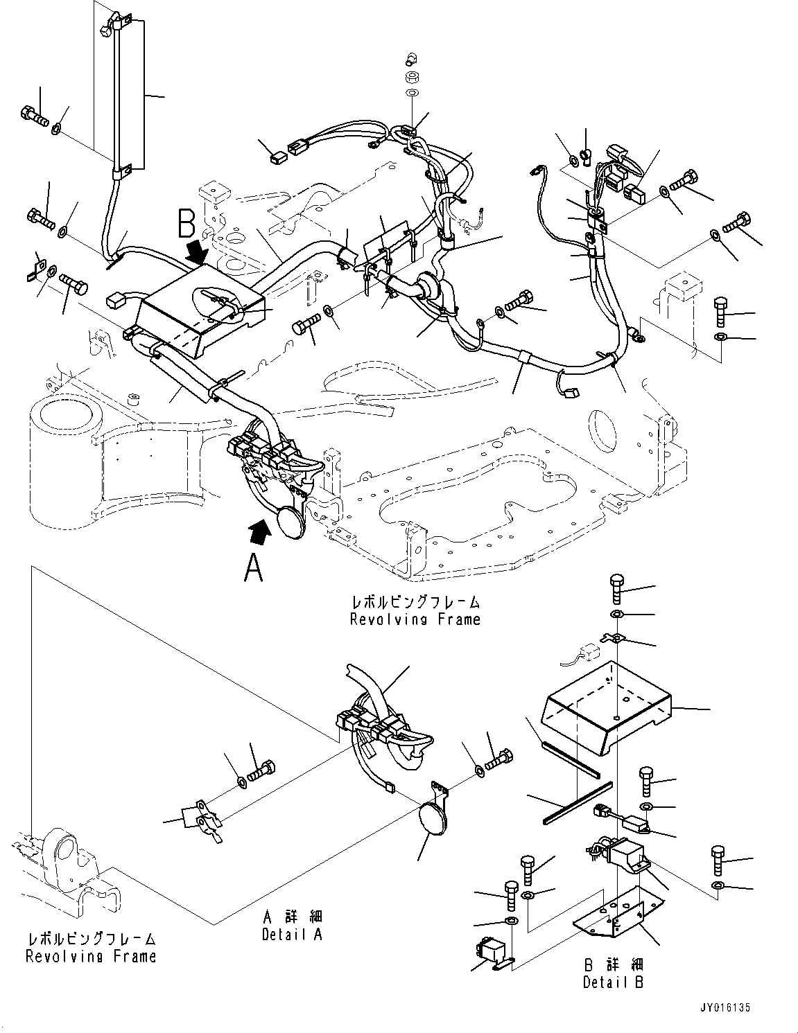 Excavators Komatsu / PC30MR-3 S/N 32725-UP (EU Spec.)(0000466c) / Electric Wiring Harness, Wiring Harness (#33501-)(E011001 : E0200-019001)