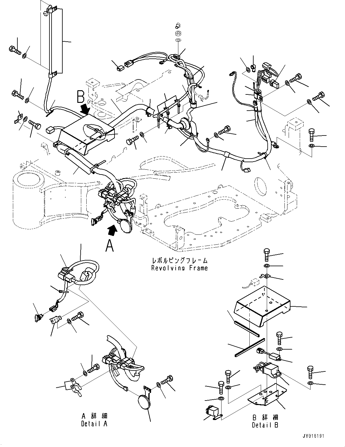 Excavators Komatsu / PC30MR-3 S/N 32725-UP (EU Spec.)(0000466c) / Electric Wiring Harness, Wiring Harness (#33107-33500)(E013001 : E0200-020001)