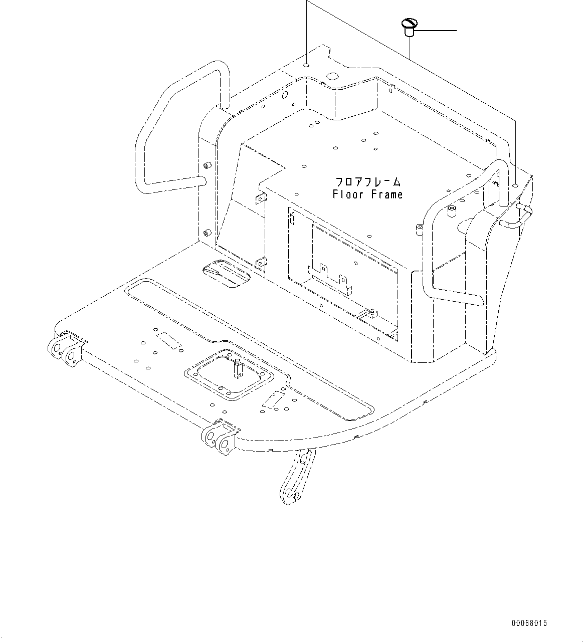 Excavators Komatsu / PC30MR-3 S/N 32725-UP (EU Spec.)(0000466c) / Floor Mounting, Cap (#32725-)(K051003 : K1120-001003)