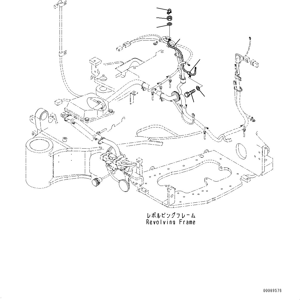 Excavators Komatsu / PC27MR-3 S/N 20509-UP(0000467c) / Engine Unit, Wiring Harness (#20509-21128)(B005005 : B9999-005005)