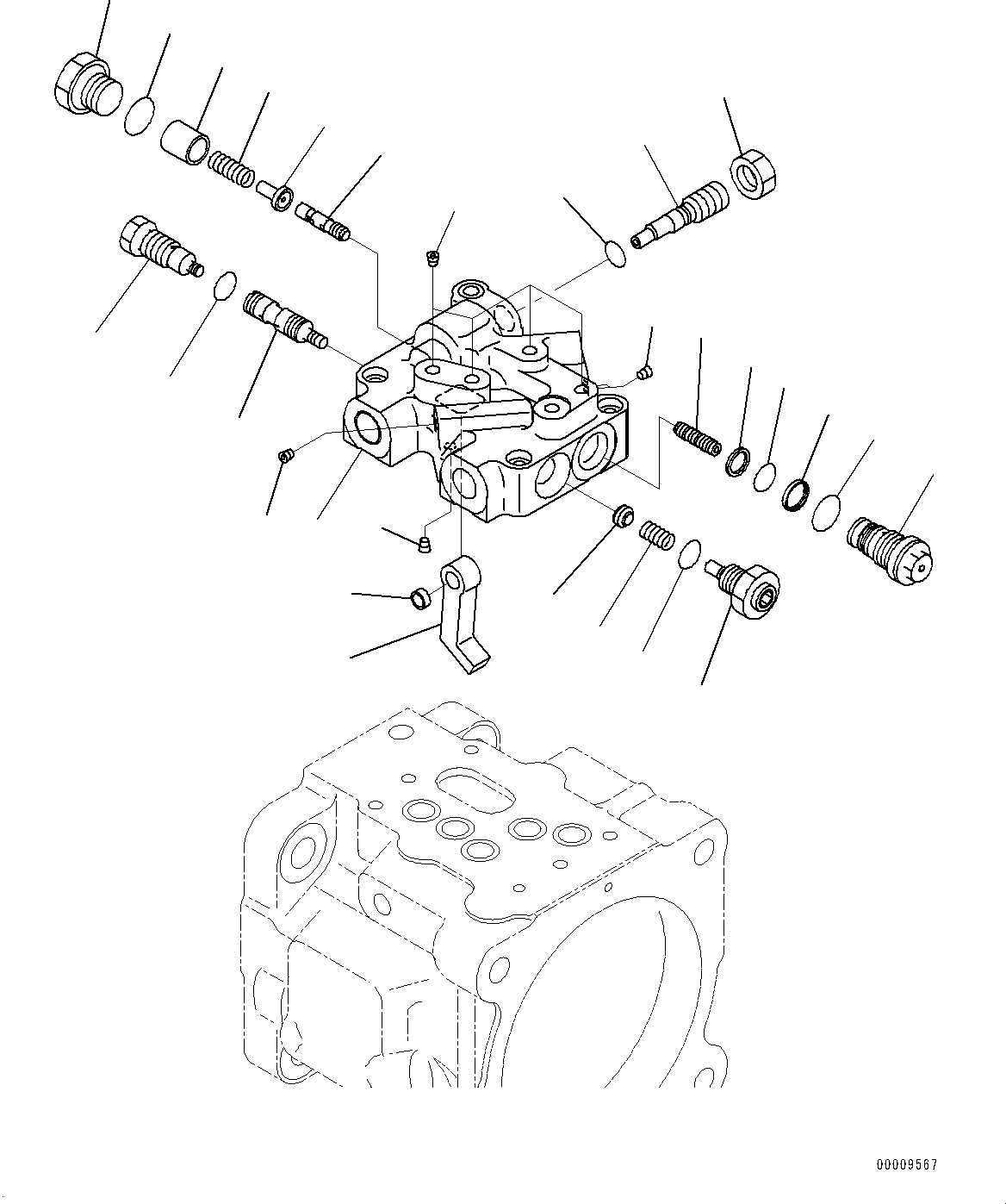 Excavators Komatsu / PC27MR-3 S/N 20509-UP(0000467c) / Engine Unit, Inner Parts, Main Pump (3/5) (#20509-21128)(B007008 : B9999-006008)