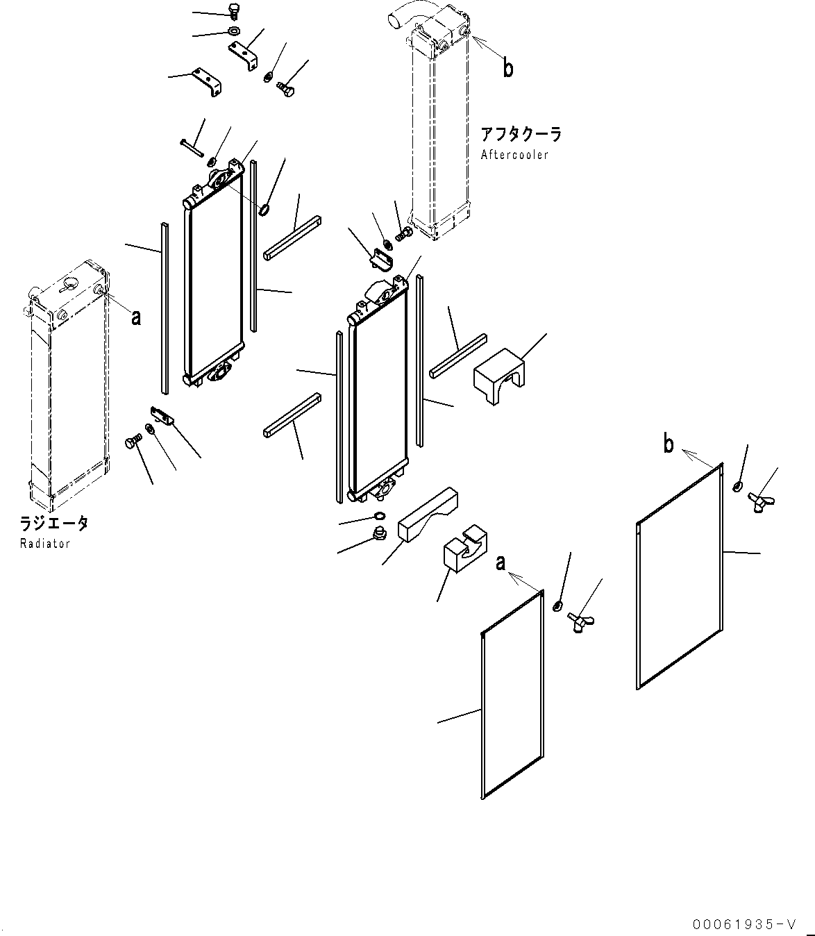 Excavators Komatsu / PC200-8 S/N 315646-UP(0000484c) / Cooling System, Oil Cooler (#316897-317306)(C004002 : C0100-024002)