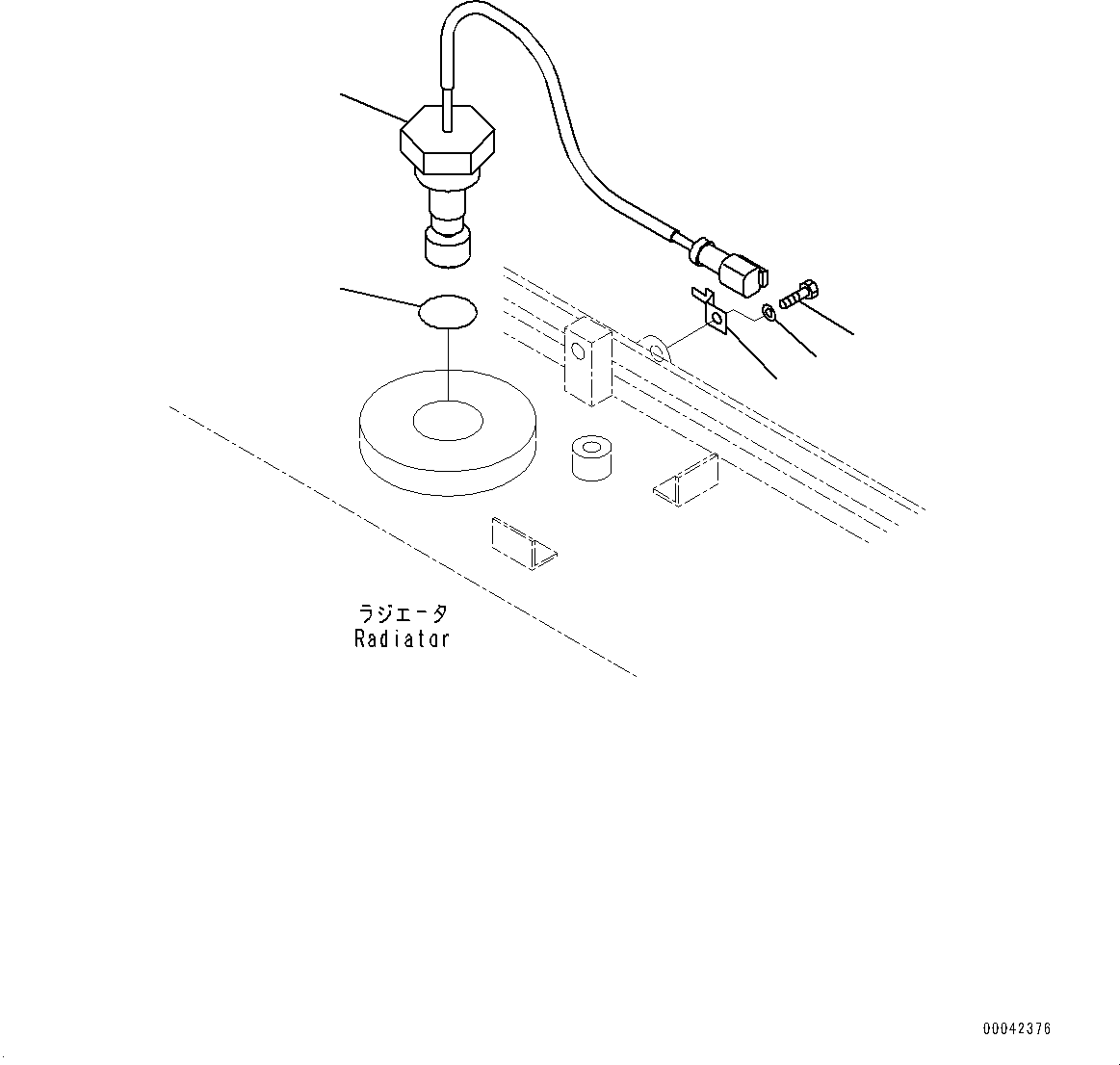 Dump Trucks Komatsu / HD405-7 S/N 7594-UP(0000492c) / Coolant Level Sensor (#7590-)(C007001 : C0130-001001)