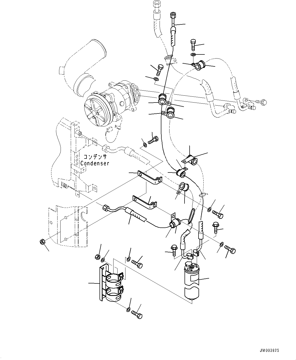Dump Trucks Komatsu / HD405-7 S/N 7594-UP(0000492c) / Radiator, Piping (2/2) (#7754-)(C001008 : C0110-005008)