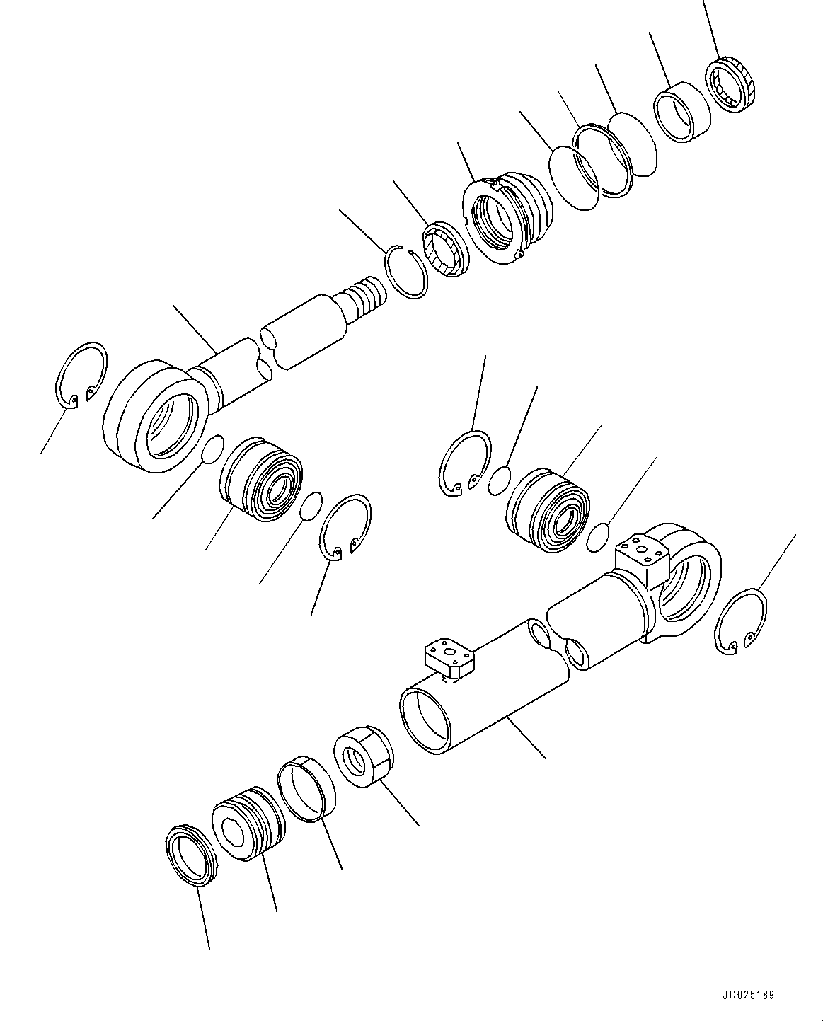 Dump Trucks Komatsu / HD405-7 S/N 7594-UP(0000492c) / Hydraulic Piping, Inner Parts (2/2) (#7590-)(H010003 : H3410-001003)