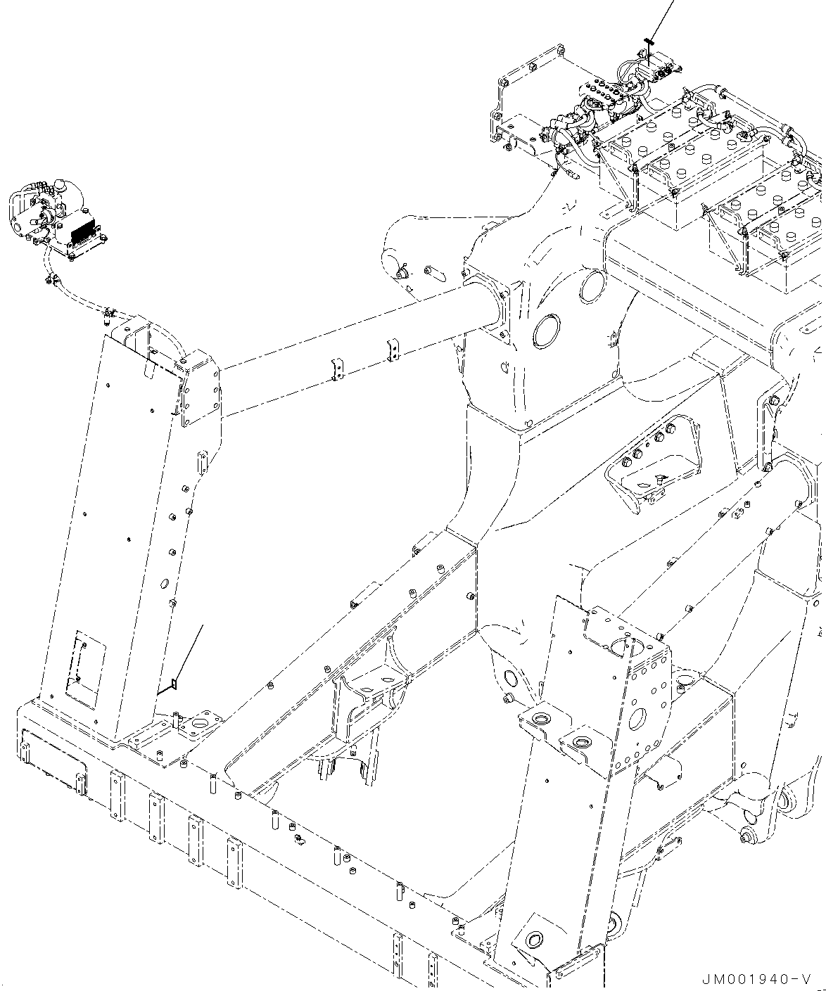 Dump Trucks Komatsu / HD785-7 S/N 8393-UP (-40 deg C Spec.)(0000499C) / Marks and Plates, Power Ladder (#8173-)(U014004 : U0100-024003)