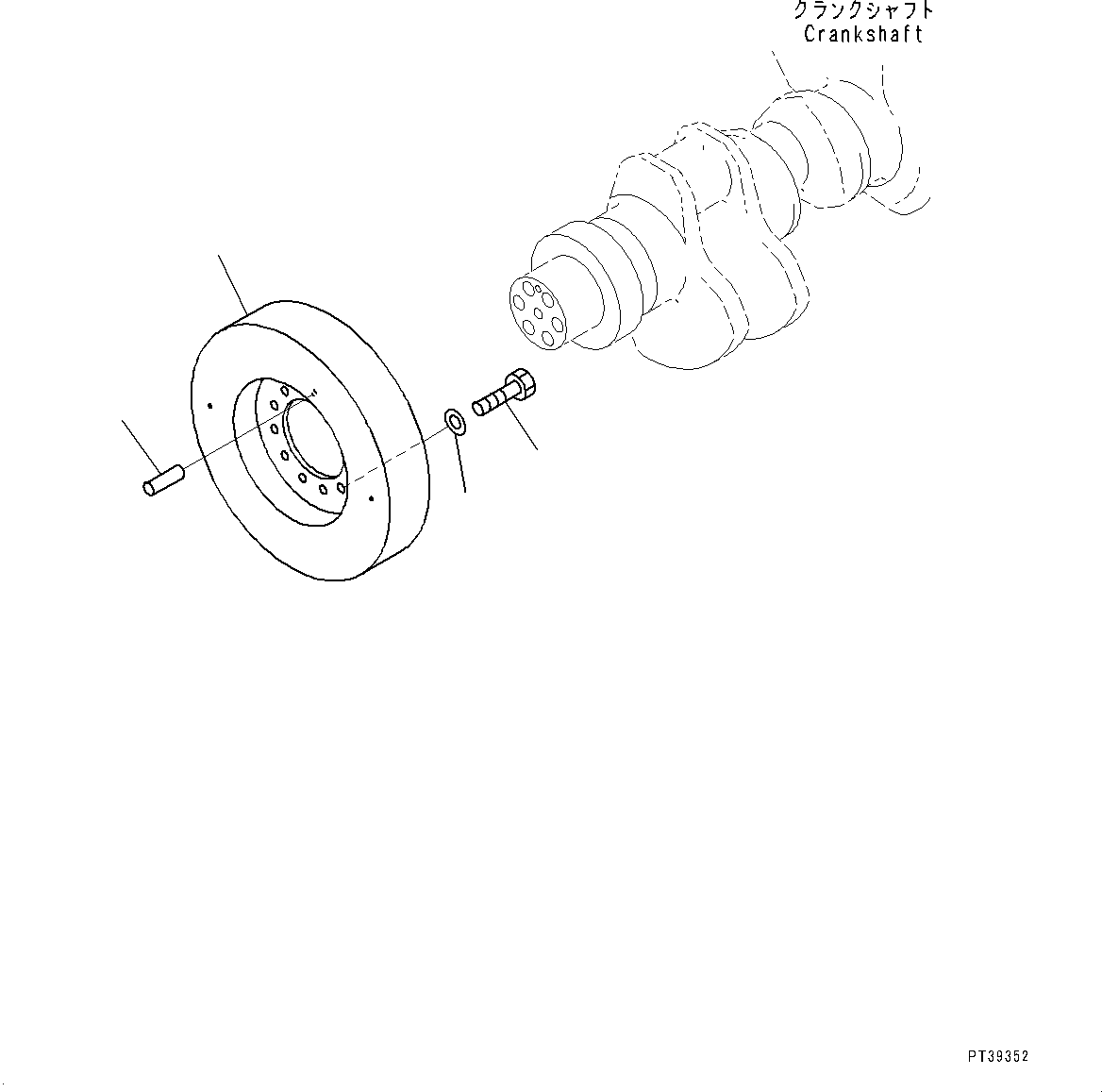 Engines Komatsu / SAA12V140E-3B S/N 502254-505076 (For HD785-7)(0000502C) / Piston and Connecting Rod (#502254-)(B033001 : A2350-001001)