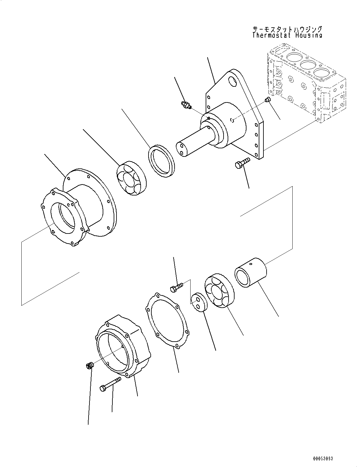 Engines Komatsu / SAA12V140E-3B S/N 502254-505076 (For HD785-7)(0000502C) / Cooling Fan Drive (#502254-)(E006001 : A5060-001001)