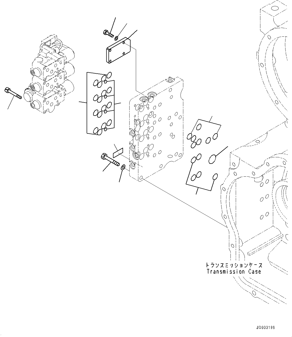 Wheel Loaders Komatsu / WA470-6 S/N 90216-UP(0000530c) / Torque Converter and Transmission, Control Valve (7/7) (#90216-)(F006017 : F4300-009013)