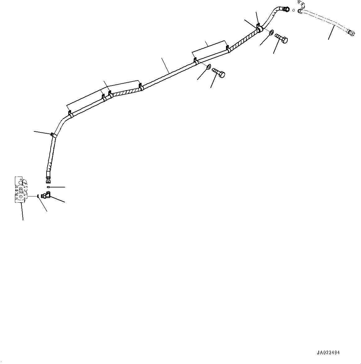 Wheel Loaders Komatsu / WA480-6 S/N 90216-UP (For EU)(0000533c) / Cooling Piping (#90216-)(C002001 : C0120-002001)