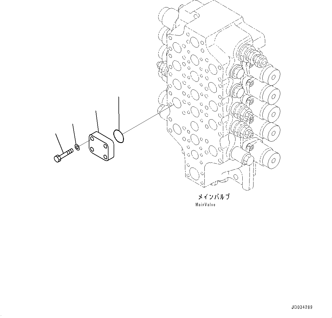 Komatsu parts book diagram for PC800-8E0 S/N K55001-UP: SERVICE VALVE PIPING, WITHOUT 1-SERVICE VALVE