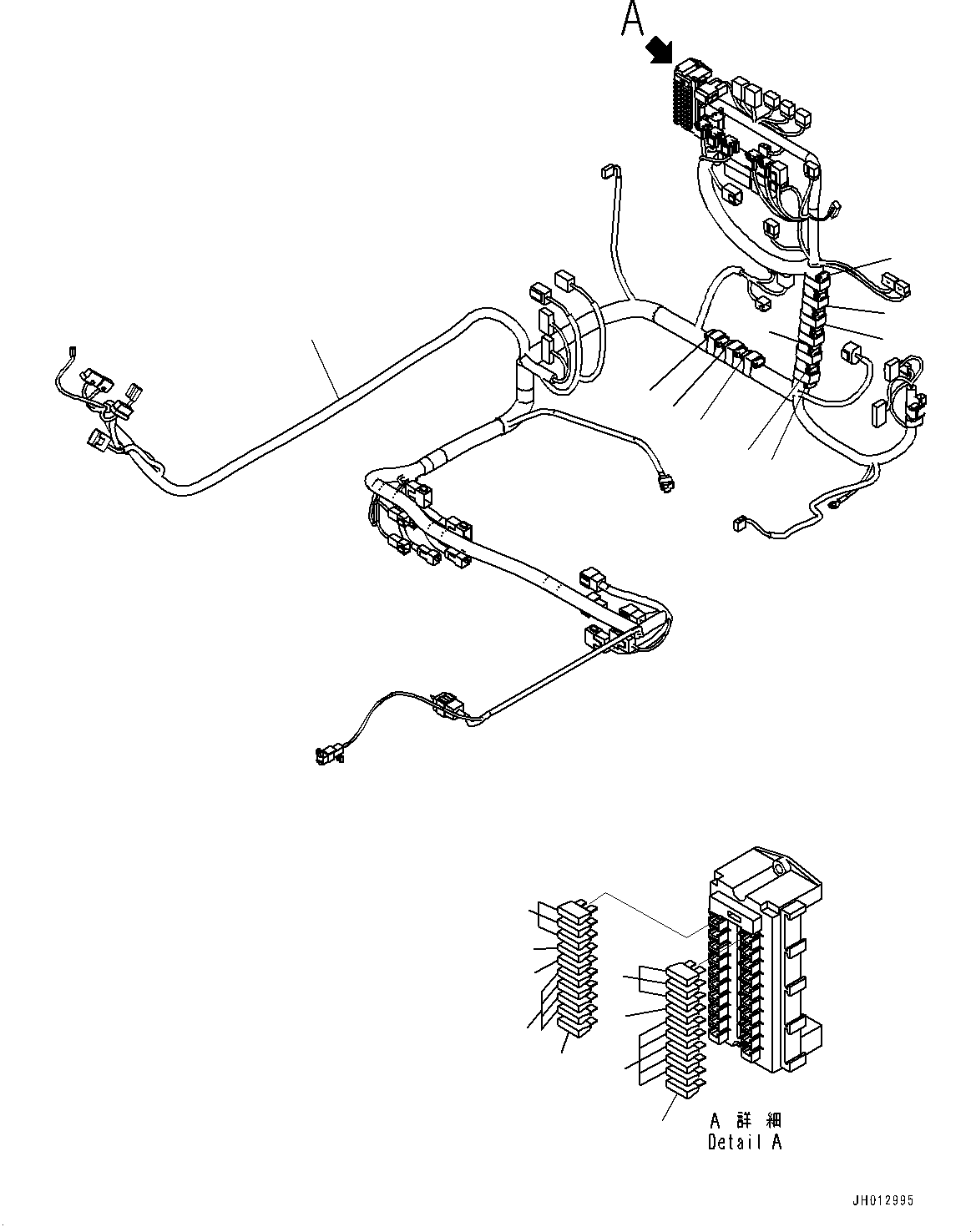 Excavators Komatsu / PC800SE-8E0 S/N 65001-UP(0000545c) / Cab, Floor, Wiring Harness (#65163-)(K038033 : K1110-052030A)