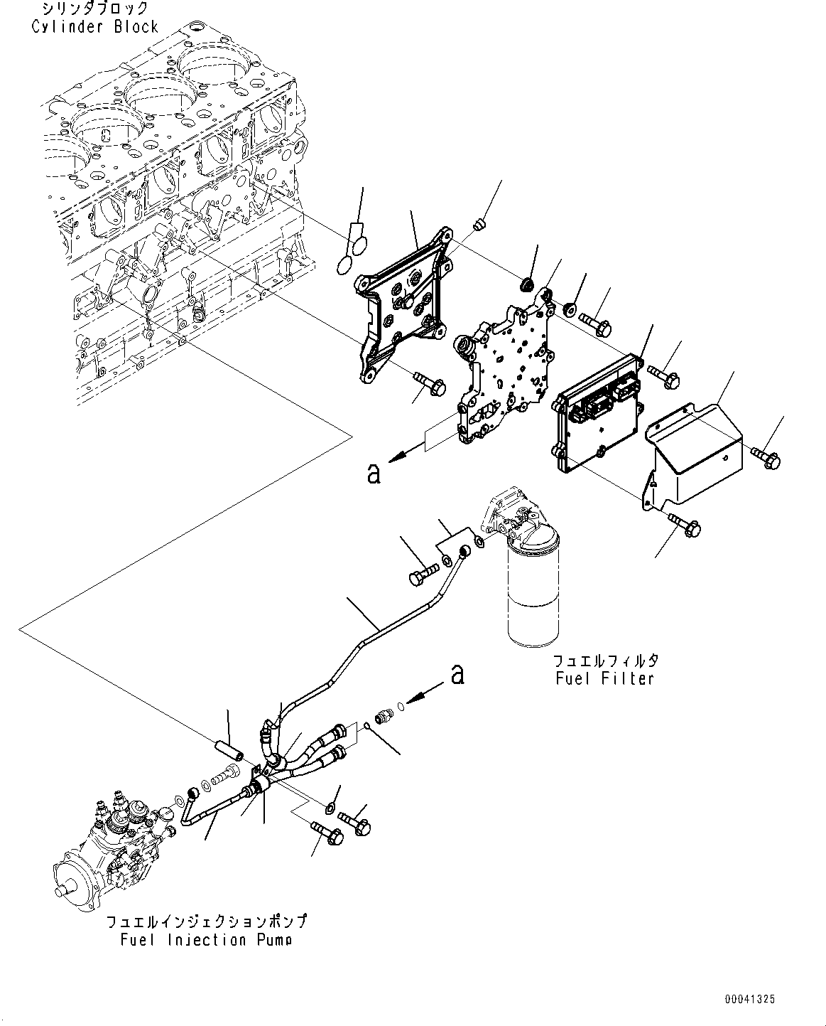 Komatsu parts book diagram for SAA6D140E-5F S/N 536267-UP (For PC800-8E0/PC800LC-8E0/PC800SE-8E0/PC850-8E0/PC850SE-8E0): FUEL INJECTION CONTROLLER (#536267-)