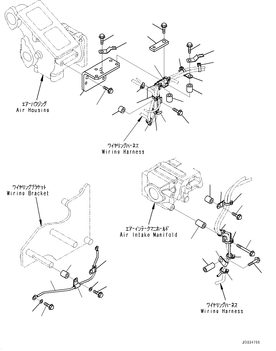 Engines Komatsu / SAA6D140E-5F S/N 536267-UP (For PC800-8E0/PC800LC-8E0)(0000549U) / Electric Wiring, (5/5) (#536267-)(F006005 : A6810-003005)