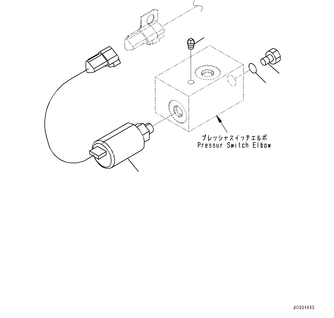 Wheel Loaders Komatsu / WA900-3E0 S/N 60078-UP(0000557C) / Front Wiring Harness, Related Parts (#60078-)(E017003 : E0200-011003)
