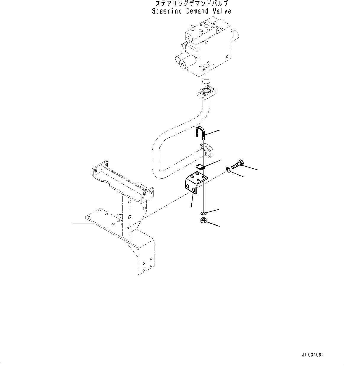 Wheel Loaders Komatsu / WA900-3E0 S/N 60078-UP(0000557C) / Hydraulic Piping, Mounting (2/7) (#60078-)(H025033 : H4200-009033)