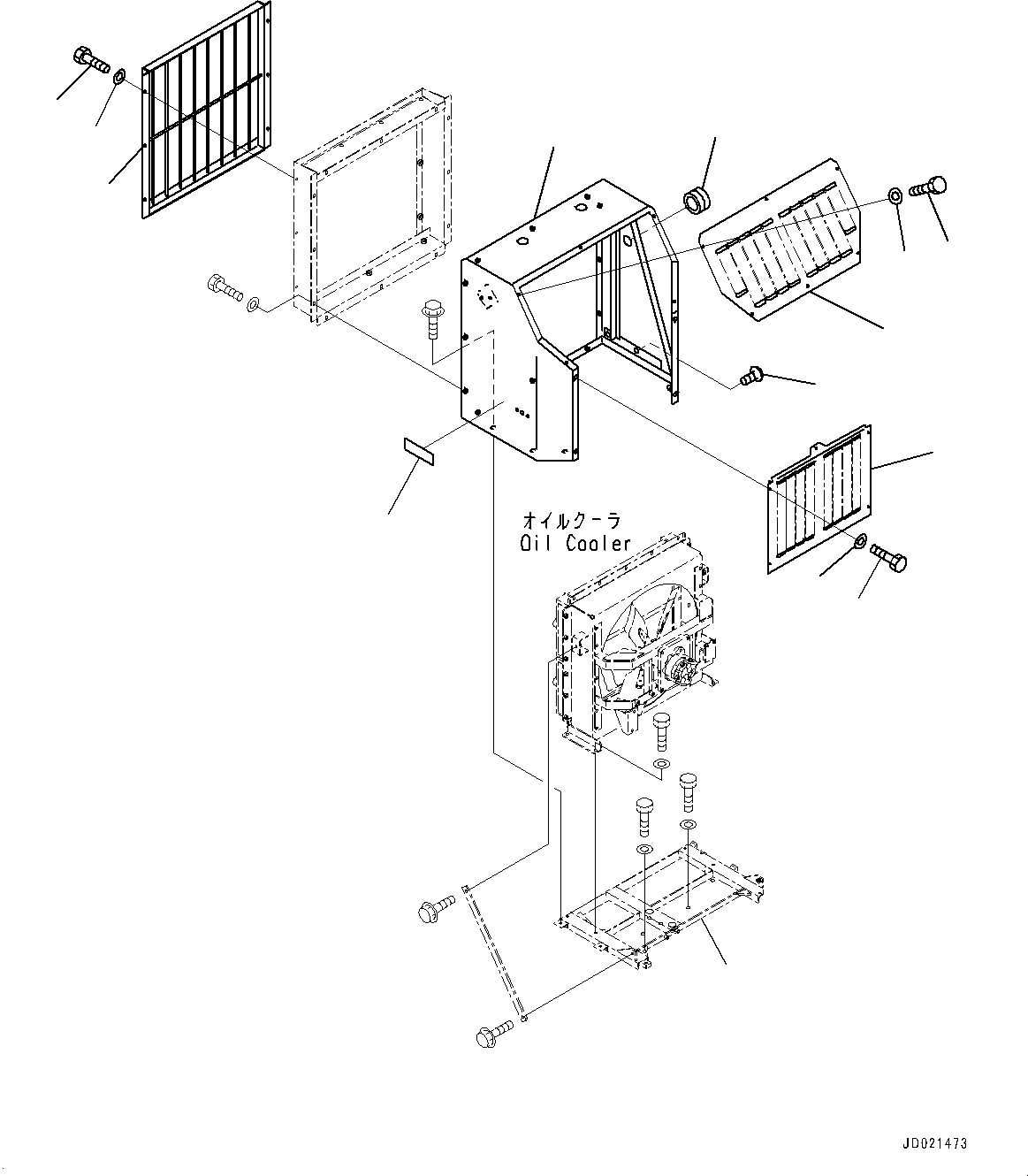 Wheel Loaders Komatsu / WA900-3E0 S/N 60078-UP(0000557C) / Hydraulic Piping, Mounting (3/7) (#60078-)(H025044 : H4200-009044)