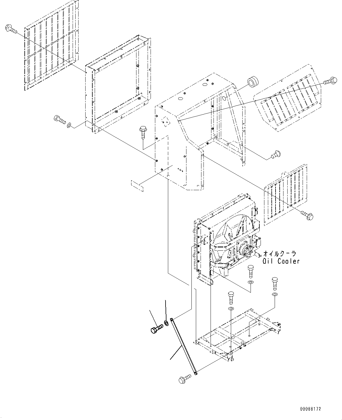 Wheel Loaders Komatsu / WA900-3E0 S/N 60078-UP(0000557C) / Hydraulic Piping, Mounting (5/7) (#60078-)(H025053 : H4200-009053)