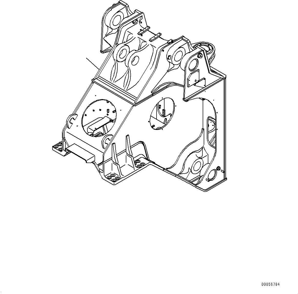 Wheel Loaders Komatsu / WA900-3E0 S/N 60078-UP(0000557C) / Front Frame (#60078-)(J002001 : J4110-013001)