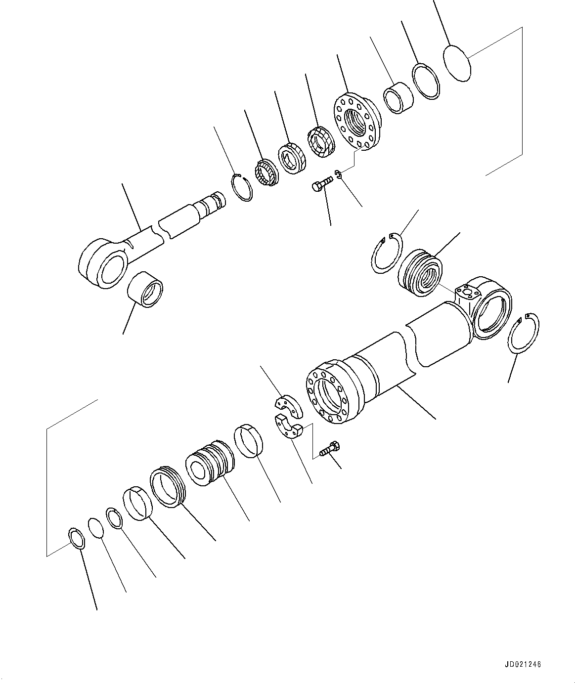 Wheel Loaders Komatsu / WA900-3E0 S/N 60078-UP(0000557C) / Rear Frame (#60078-)(J020001 : J4120-088001)