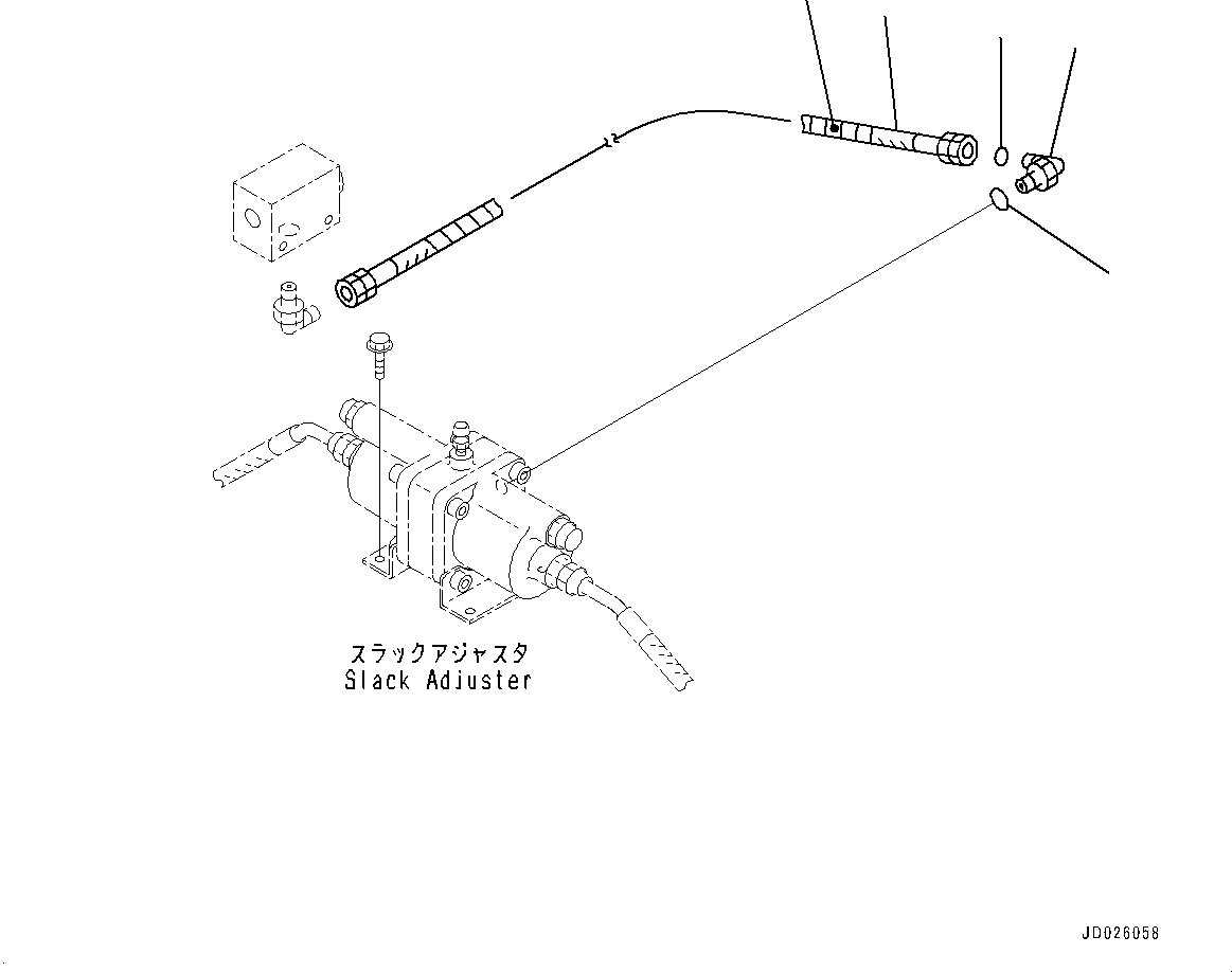 Dump Trucks Komatsu / HM350-2R S/N 7030-UP(0000565C) / Center Brake Oil Piping, Brake Piping (1/2) (#7030-)(F013001 : F3455-003001)