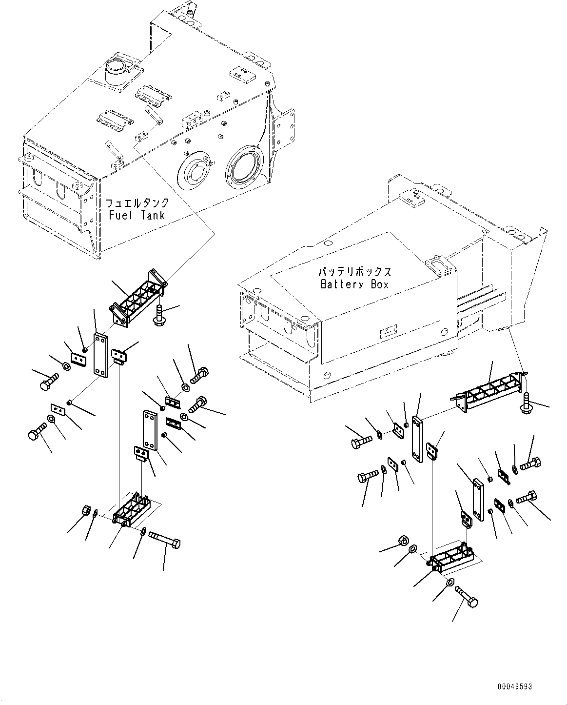 Dump Trucks Komatsu / HM350-2R S/N 7030-UP(0000565C) / Step (#7030-)(M008001 : M3320-001001)