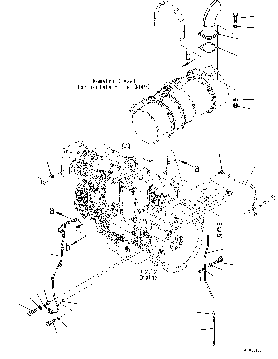 Excavators Komatsu / PC490LC-10 S/N 80001-UP(0000599C) / Engine Related Parts, Mounting Parts (#80001-)(B002002 : B0000-002002)