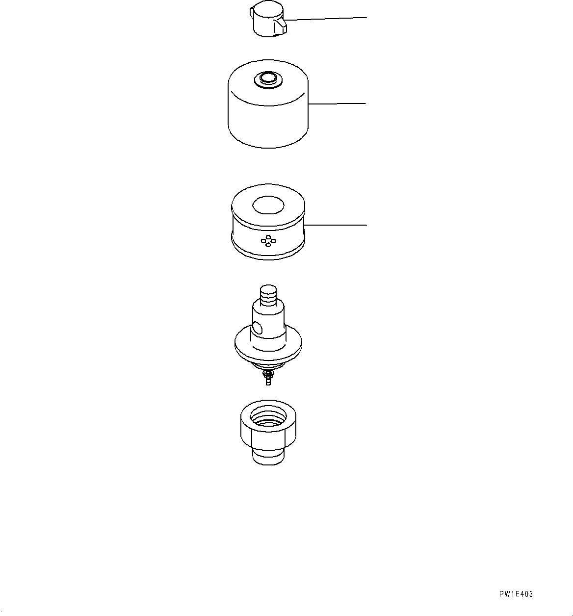 Excavators Komatsu / PC490LC-10 S/N 80001-UP(0000599C) / Hydraulic Tank, Breather Mounting (#80001-80238)(H001002 : H0110-001002)