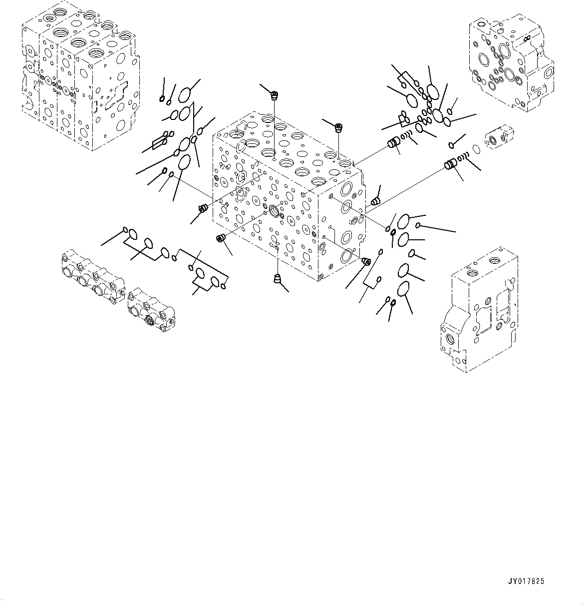 Excavators Komatsu / PC490LC-10 S/N 80001-UP(0000599C) / Piston Pump, Inner Parts (4/17) (#80144-)(H006004 : H0210-003004)