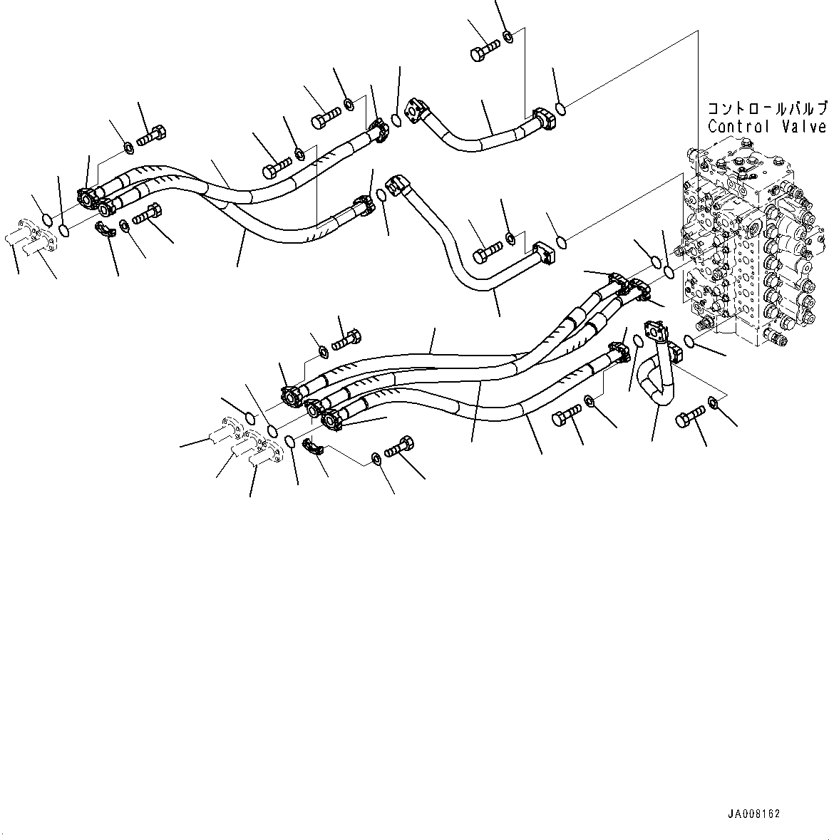 Excavators Komatsu / PC490LC-10 S/N 80001-UP(0000599C) / Multi Control Pattern Unit, Control Pattern Change Over Valve (#80001-)(H018001 : H1280-001001)