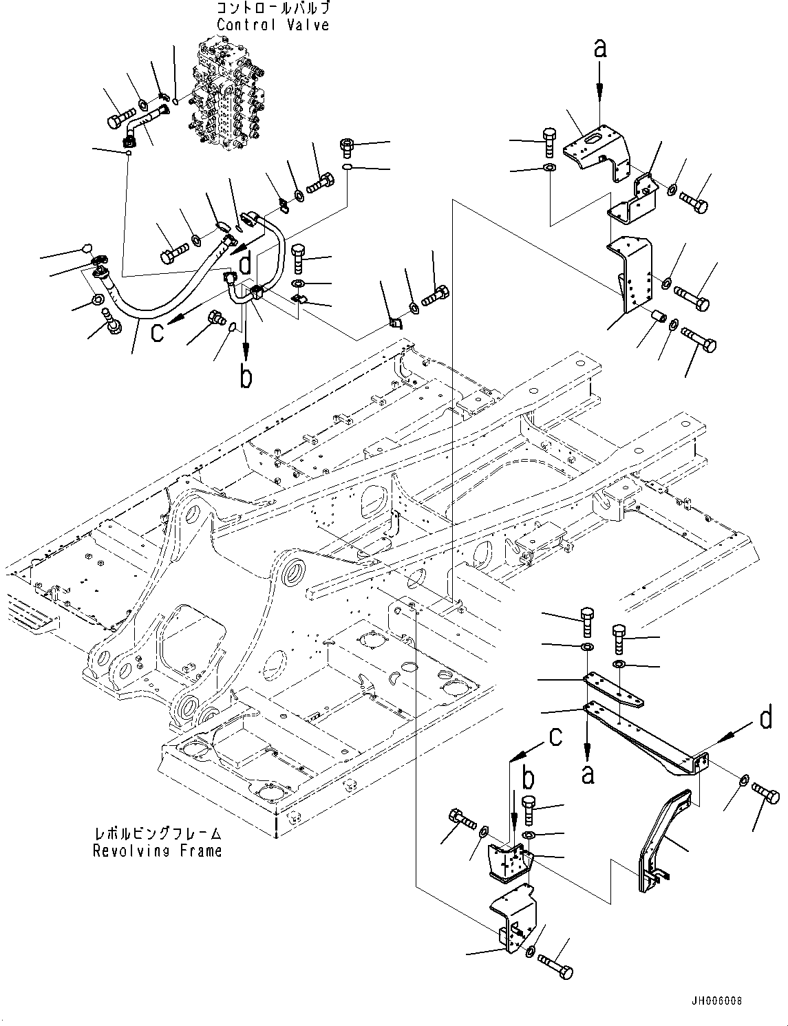 Excavators Komatsu / PC490LC-10 S/N 80001-UP(0000599C) / Multi Control Pattern Unit, Control Pattern Change Over Valve (#80001-)(H019001 : H1280-002001)