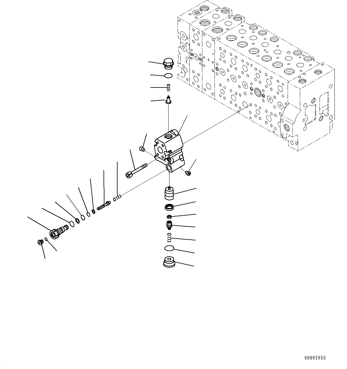 Excavators Komatsu / PC490LC-10 S/N 80001-UP(0000599C) / Control Valve, Inner Parts (18/24) (#80001-)(H002020 : H0120-001018)