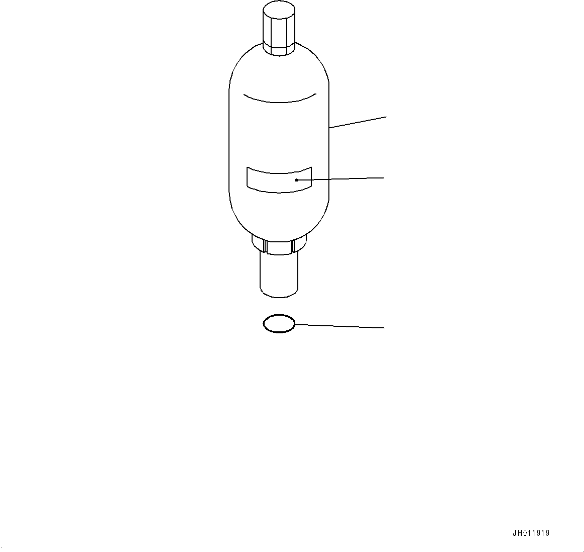 Excavators Komatsu / PC490LC-10 S/N 80001-UP(0000599C) / Attachment Piping, Accumulator (#80117-)(H016007 : H1270-002006A)