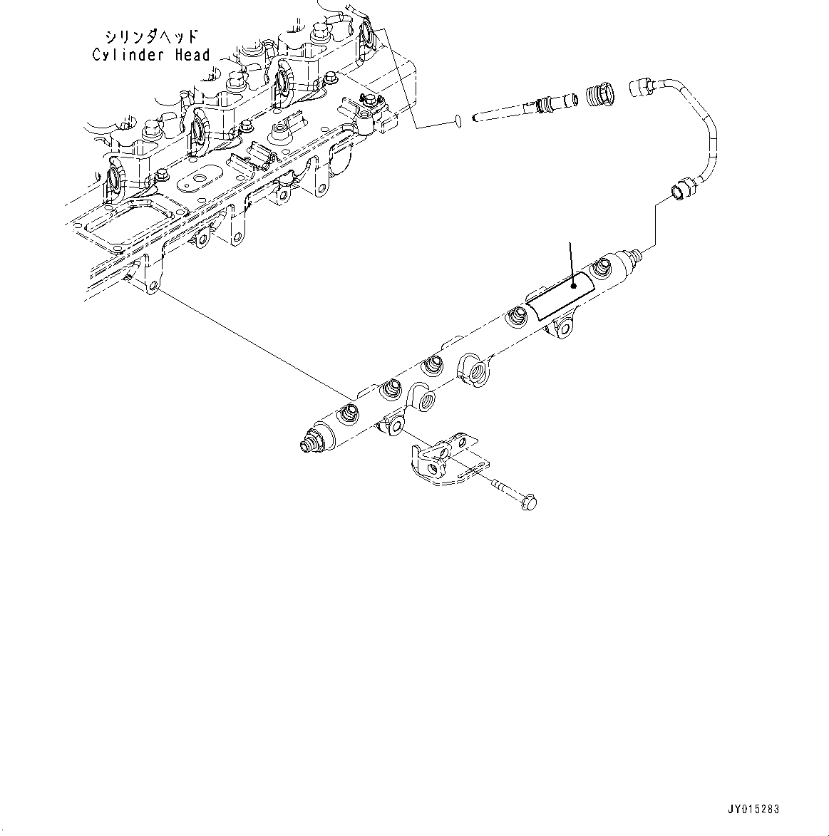 Komatsu parts book diagram for SAA6D107E-2B S/N 26600006-UP (For PC290LC-10): CAUTION PLATES (#26600005-)