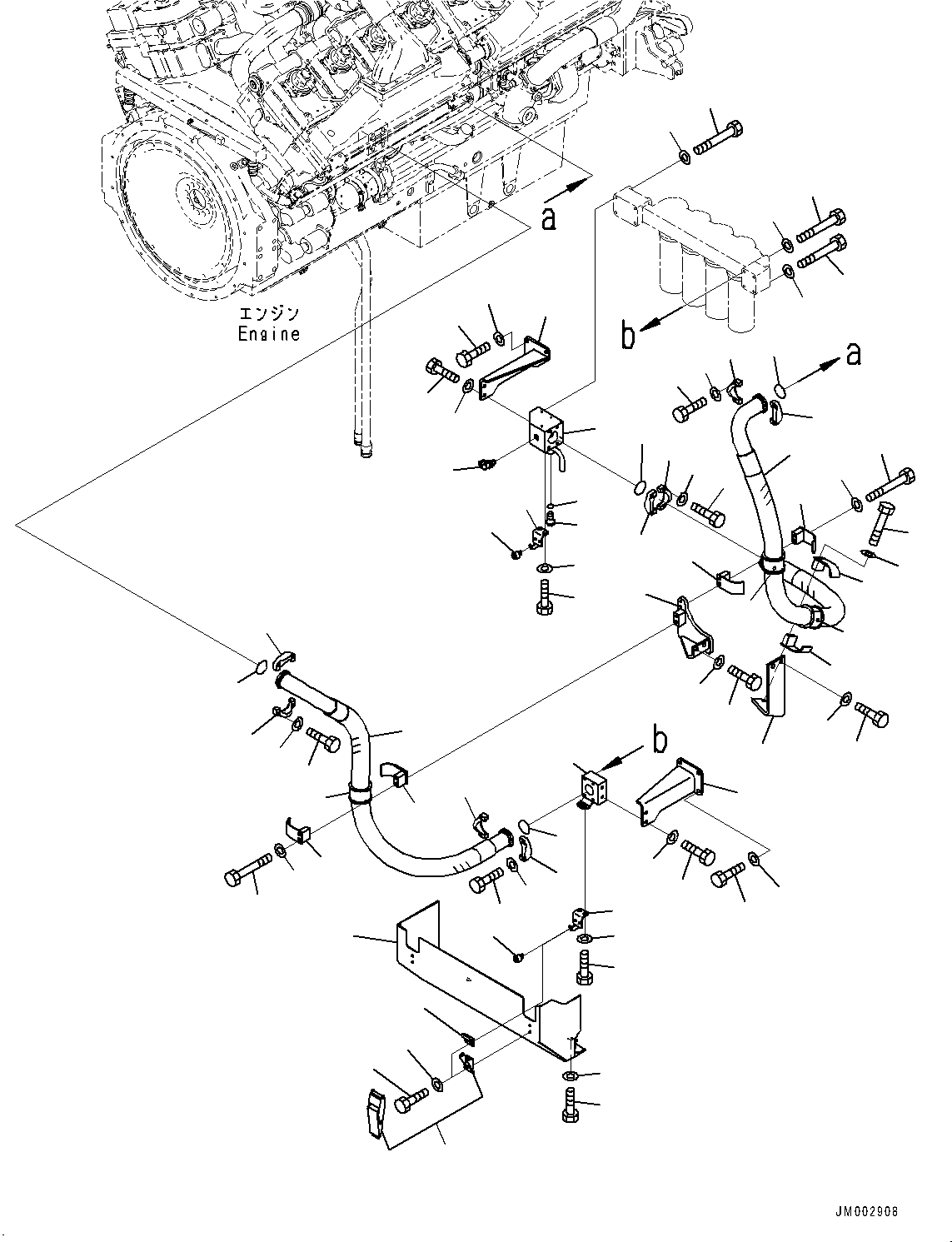 Wheel Loaders Komatsu / WA1200-6 S/N 60001-UP (Chassis only)(0000607C) / Engine Related Parts, Oil Filter (#60001-60014)(B002005 : B0000-001005)