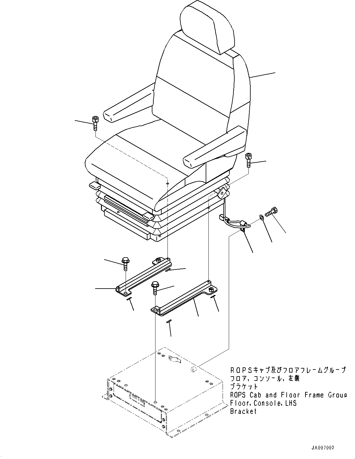 Wheel Loaders Komatsu / WA250PZ-6 S/N 75896-UP (FOR KAL (Chassis only))(0000610C) / Operator