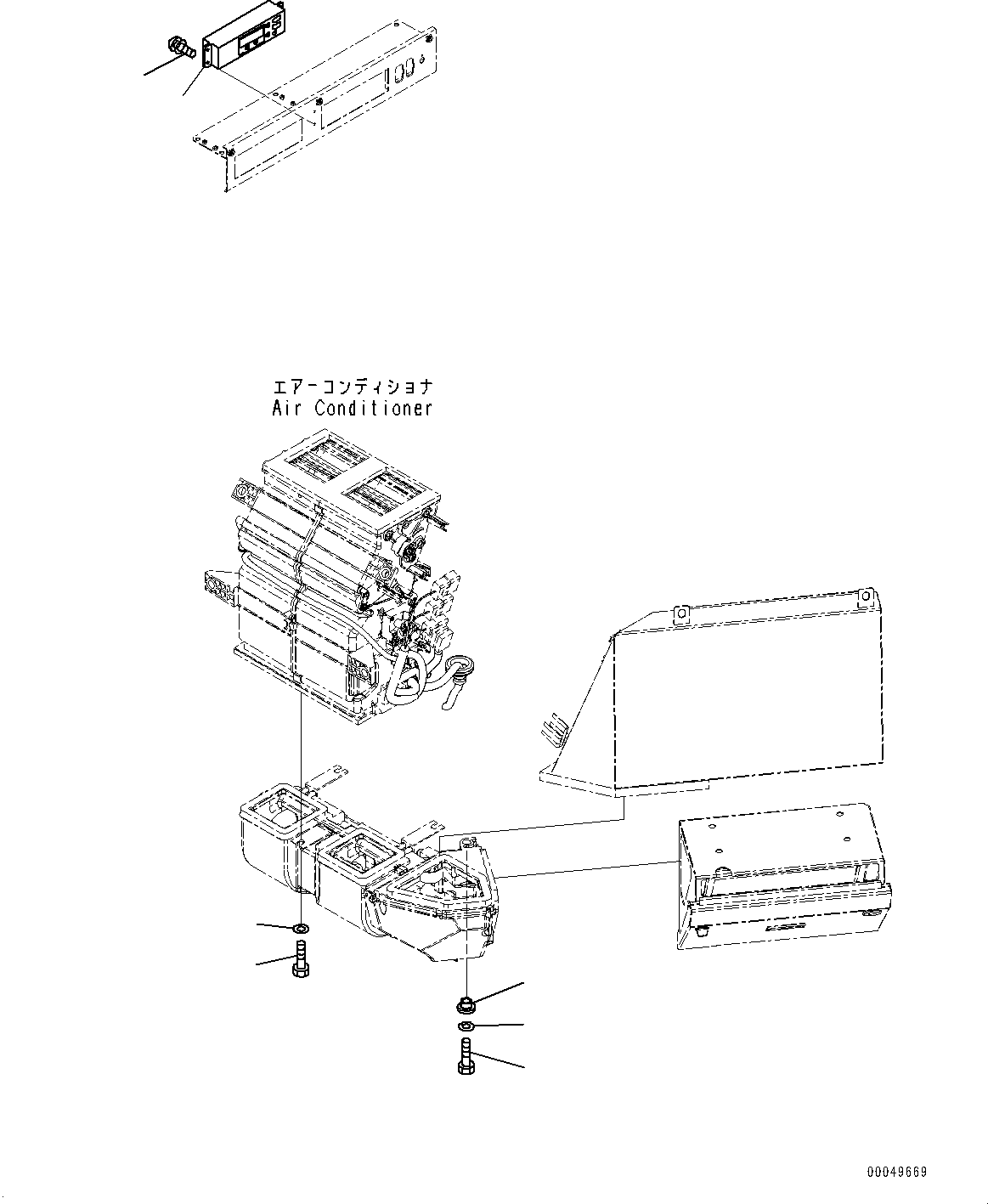 Wheel Loaders Komatsu / WA430-6 S/N 65562-UP (FOR KAL (Chassis only))(0000611C) / ROPS Cab, Blower (#65980-66038)(K001021 : K0210-034020A)