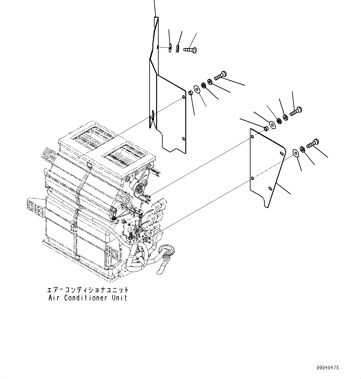 Wheel Loaders Komatsu / WA430-6 S/N 65562-UP (FOR KAL (Chassis only))(0000611C) / ROPS Cab, Air Conditioner and Heater, Filter (#65562-66038)(K003024 : K0210-033023)