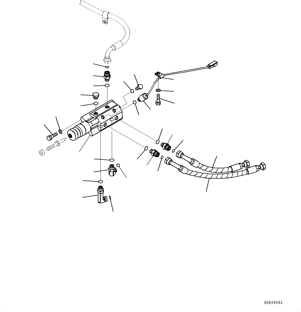 Wheel Loaders Komatsu / WA430-6 S/N 65562-UP (FOR KAL (Chassis only))(0000611C) / ROPS Cab, Floor, Wiring Harness (2/2) (#66039-)(K004039 : K0210-074039)