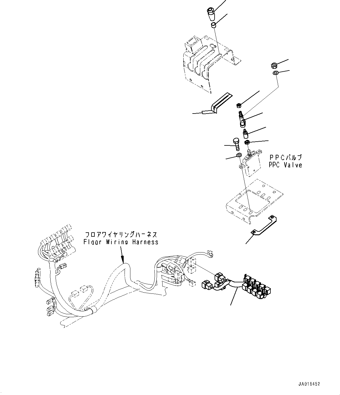 Wheel Loaders Komatsu / WA430-6 S/N 65562-UP (FOR KAL (Chassis only))(0000611C) / Loader Control Unit, Lever (2/2) (#65562-)(K007005 : K4202-024005)